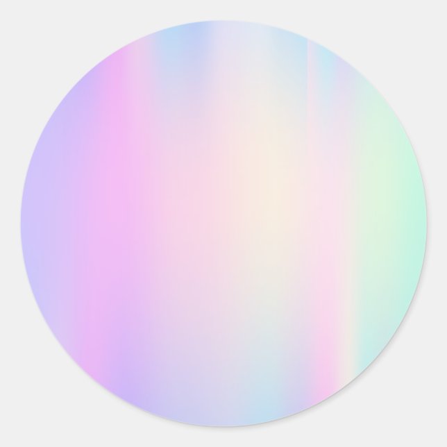 Sticker Classic Rond Faux Holo (Devant)