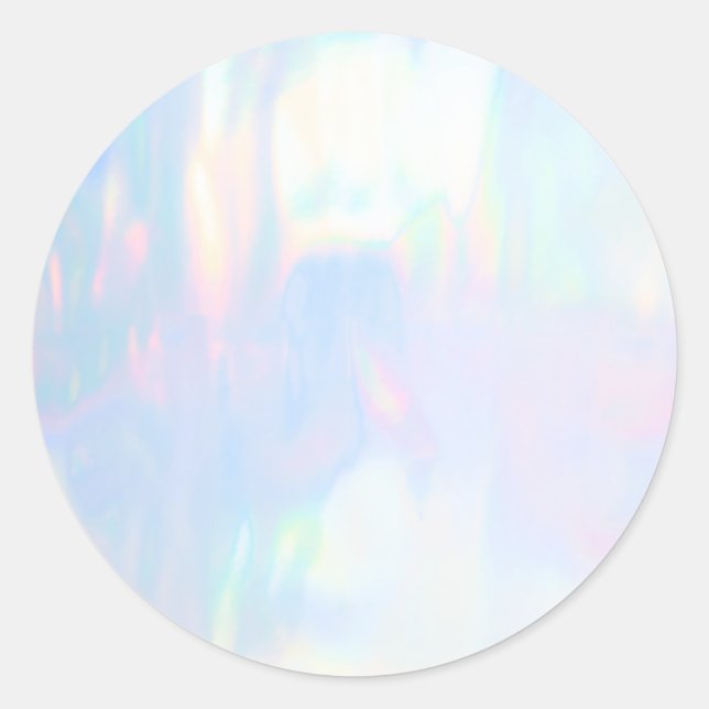 Sticker Classic Rond Faux Holo (Devant)