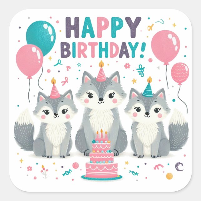 Sticker Classic Round Gold pour anniversaire heure (Devant)