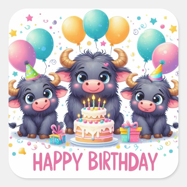 Sticker Classic Round Gold pour anniversaire heure (Devant)