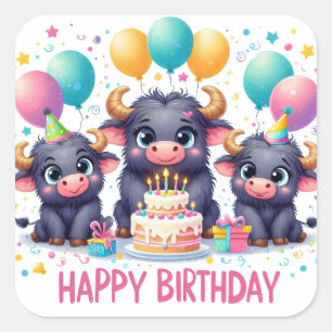 Sticker Classic Round Gold pour anniversaire heure