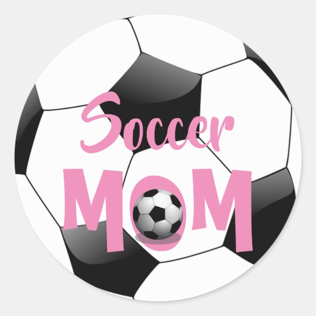 Sticker Classic Round Soccer (Devant)