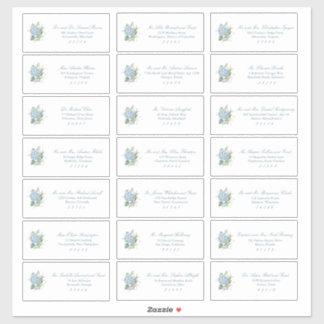 Sticker Classic Wedding Guest Address Labels