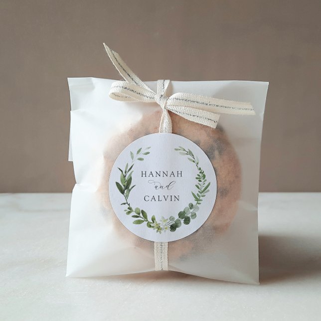 Sticker classique Mariage Eucalyptus (Créateur téléchargé)