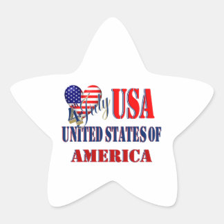 Sticker classique T-shirt 4 juillet USA