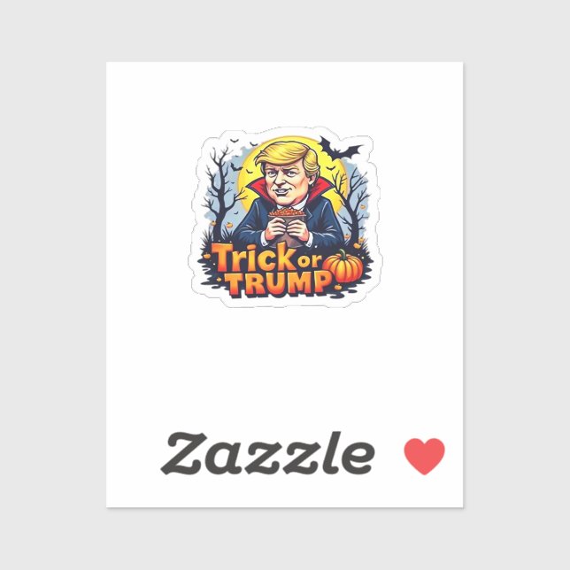 Sticker Classique Trick Ou Halloween (Feuille)