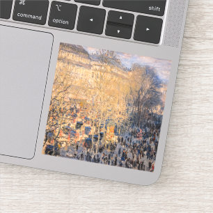 Sticker Claude Monet - Boulevard des Capucines à Paris