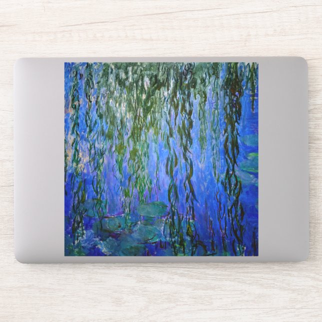 Sticker Claude Monet - Lys d'eau avec saule plumant (Ordinateur)