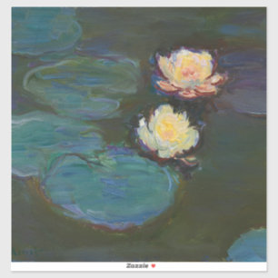 Sticker Claude Monet Nymphéas Art Impressionniste à l'Huil
