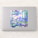 Sticker Claude Monet - Nymphéas / Nymphéas 1919<br><div class="desc">Nymphéas (W.1852) - Claude Monet,  Huile sur toile,  1916-1919</div>