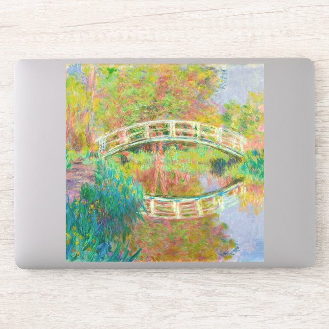 Sticker Claude Monet - Pont Japonais, Giverny (Ordinateur)