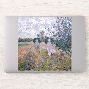 Sticker Claude Monet - Promenade près d'Argenteuil