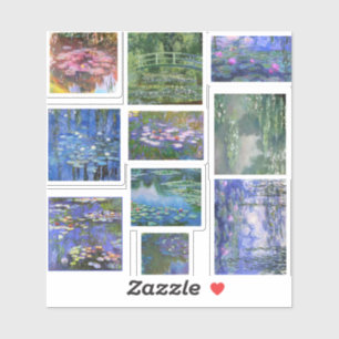 Sticker Claude Monet Water Lilies Peintures