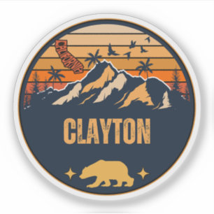 Sticker Clayton, Californie