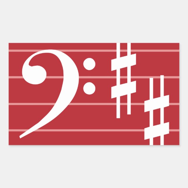 Sticker Clé de basse (Devant)