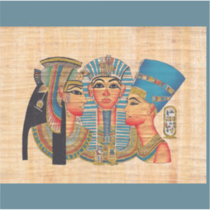 Sticker CLEOPATRA Egyptian Queen Style Vintage