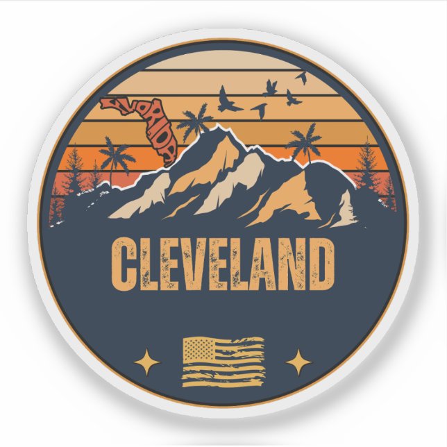 Sticker Cleveland, Floride  (Devant)