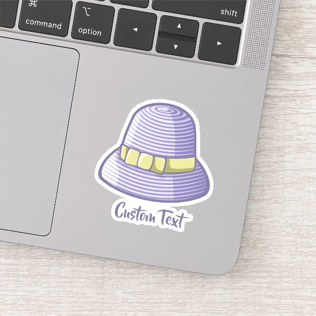 Sticker Cloche Casquette Lilac (Détail)