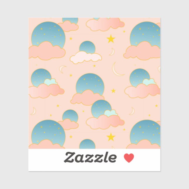 Sticker Cloud Neuf Vibes (Feuille)