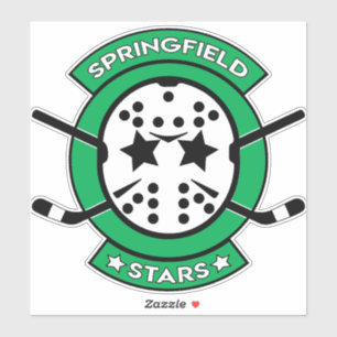 Sticker Clous de fenêtre Stars Springfield 8"