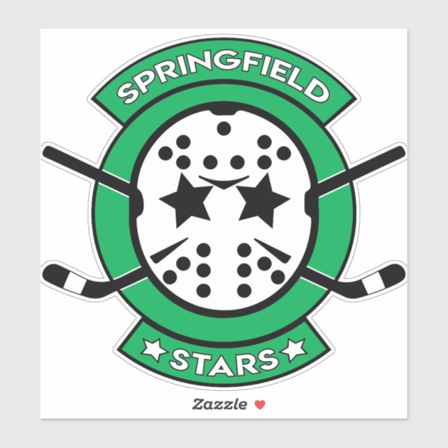 Sticker Clous de fenêtre Stars Springfield 8" (Feuille)