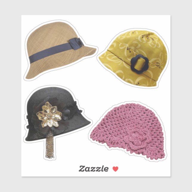 Sticker Clouscher les Casquettes (Feuille)