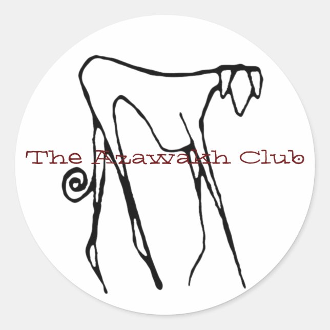 Sticker Club Azawakh (Devant)