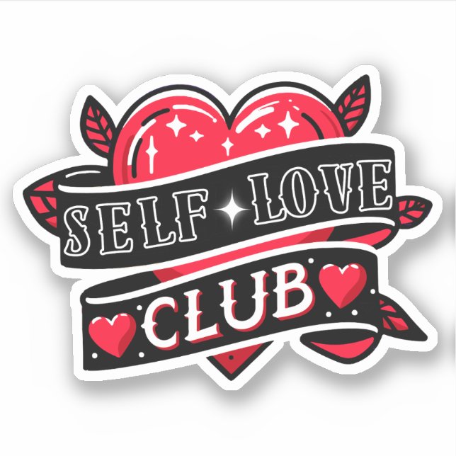 Sticker club d'amour personnel (Devant)