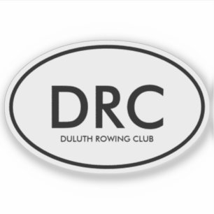 Sticker Club d'aviron personnalisé