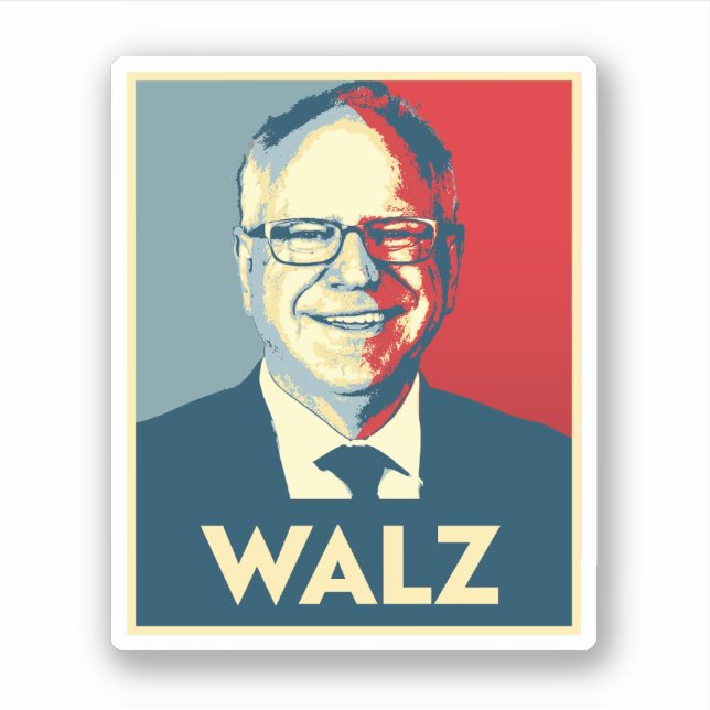 Sticker Club de fans Tim Walz (Devant)