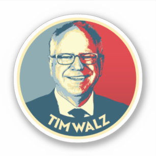 Sticker Club de fans Tim Walz