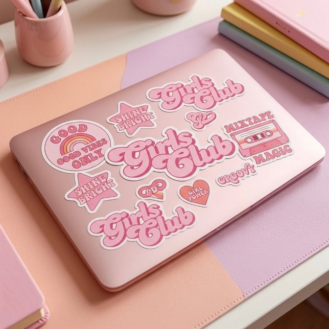 Sticker Club de filles (Créateur téléchargé)