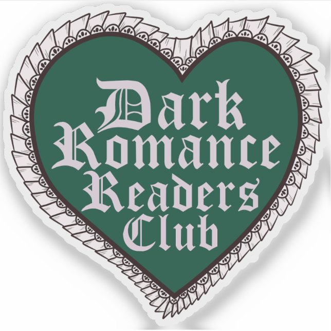 Sticker Club de lecteurs de romance sombre (Devant)