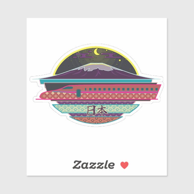 Sticker Club de voyage du Japon (Feuille)