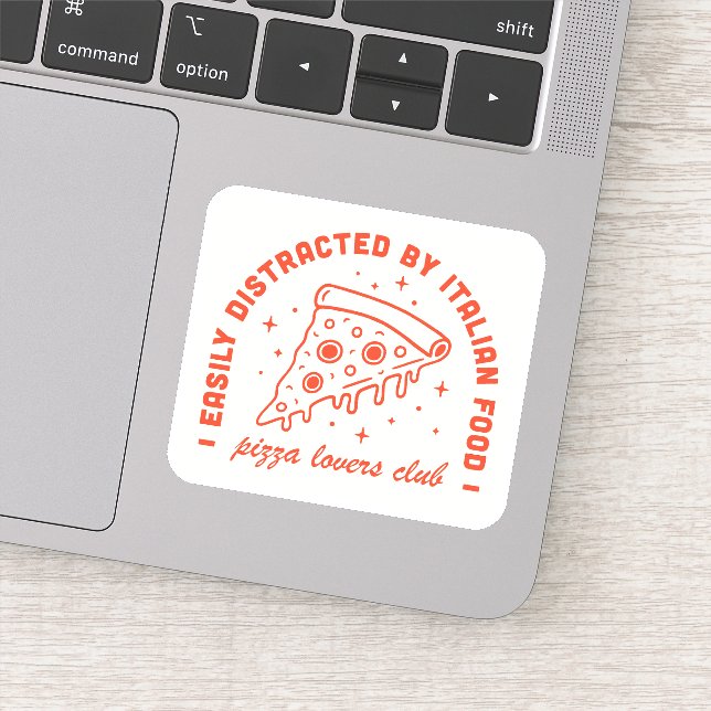 Sticker Club des amateurs de pizzas (Détail)