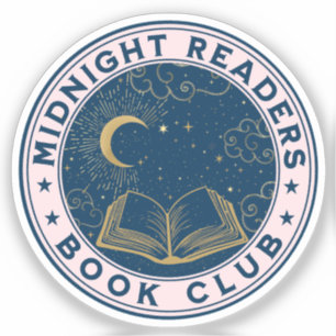 Sticker Club des livres de lecteurs de minuit