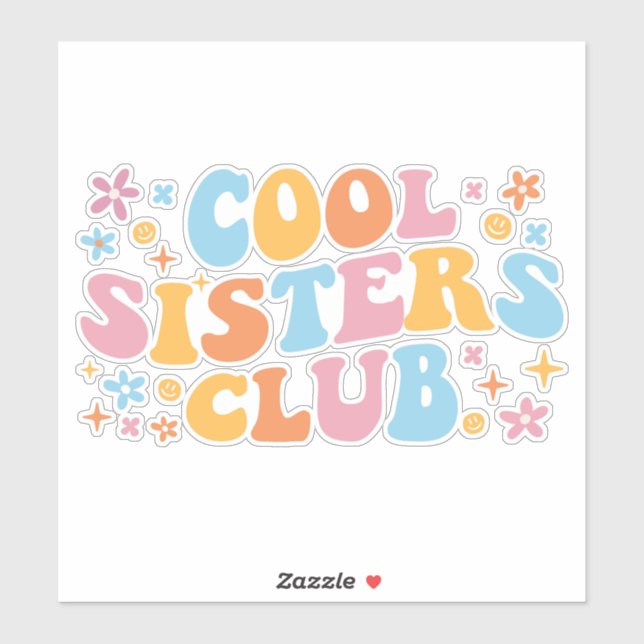 Sticker Club des Sœurs Cool III (Feuille)