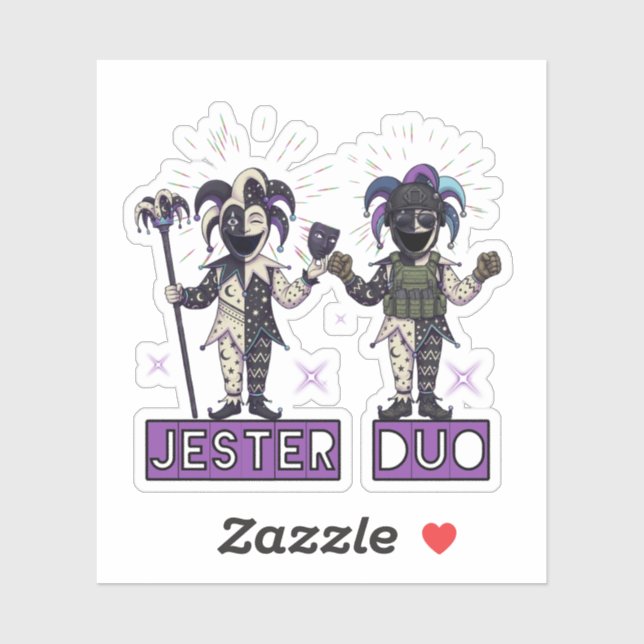 Sticker Club Duo de Void Jester (Feuille)
