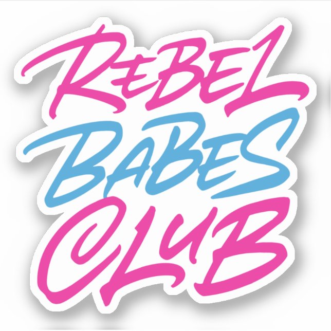 Sticker Club rebelle Babes (Devant)