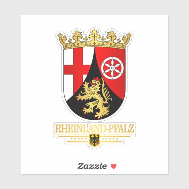 Sticker COA de Rheinland-Pfalz (Feuille)