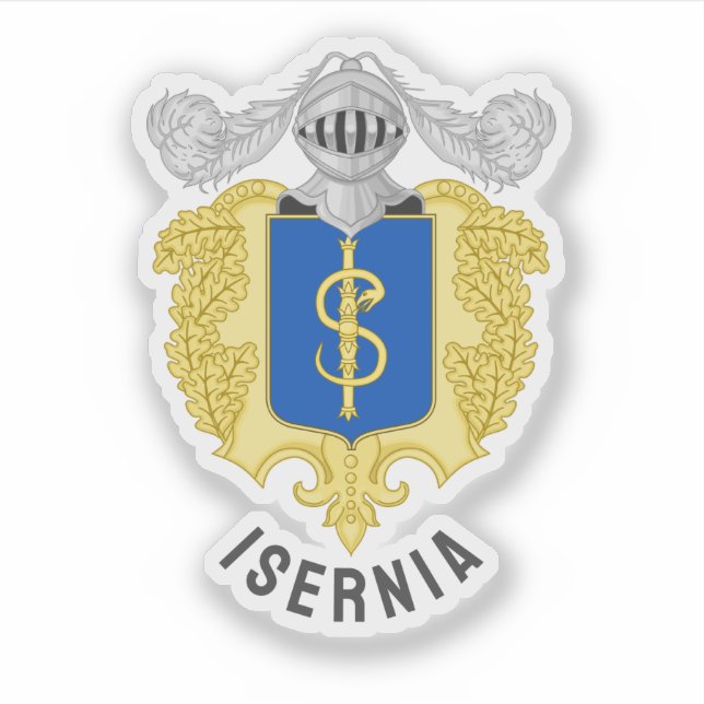 Sticker Coat of Arms of Isernia, Italy (Devant)