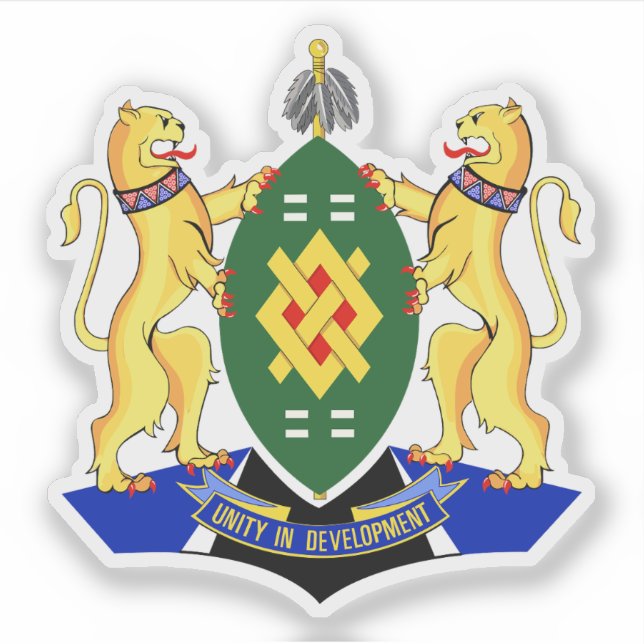 Sticker Coat of arms of Johannesburg, the Republic of Sout (Devant)