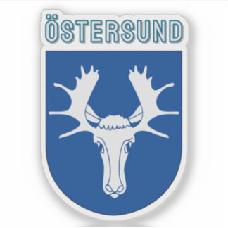 Sticker Coat of arms of Östersund - Sweden