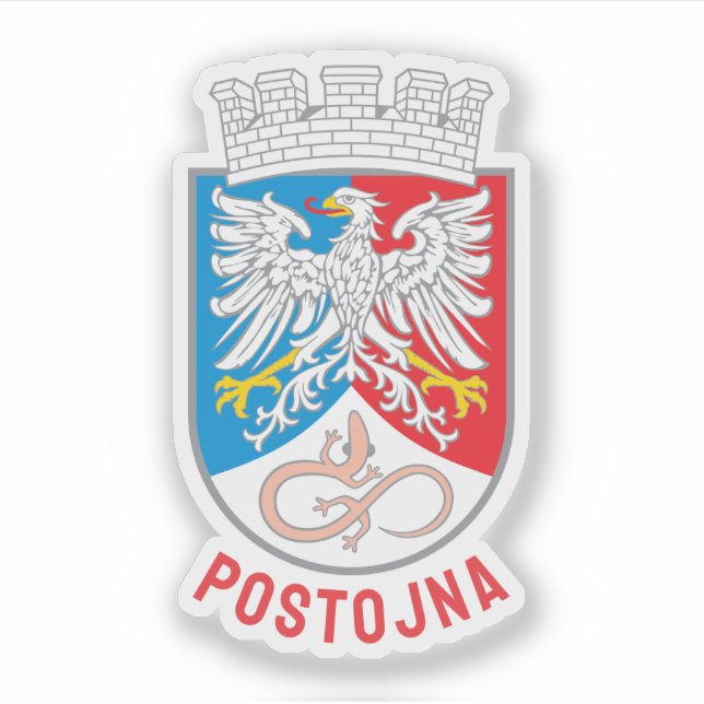 Sticker Coat of Arms of Postojna, Slovenia (Devant)