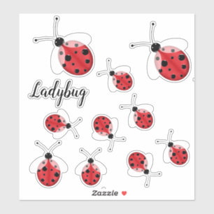 Sticker Coccinelle
