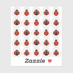 Sticker Coccinelle Ladybird Insectes de Jardin Planificate