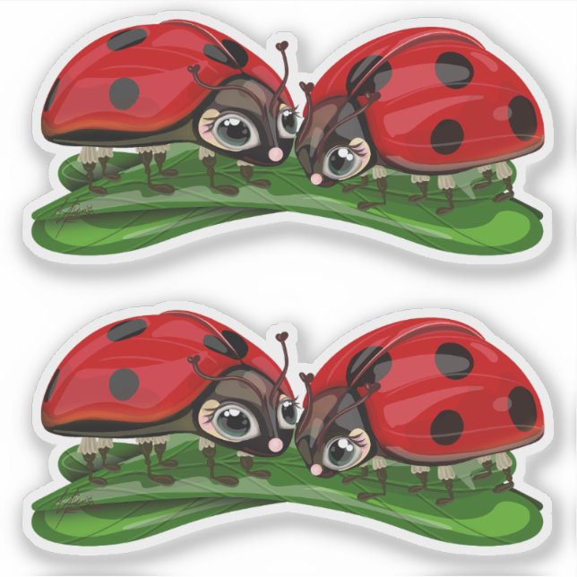 Sticker Coccinelles  (Devant)