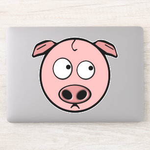 Sticker Cochon de dessin mignon