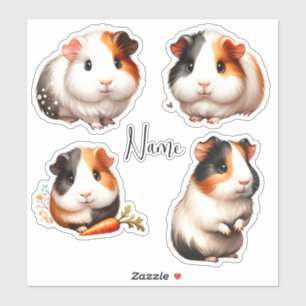 Sticker Cochon d'Inde personnalisé 