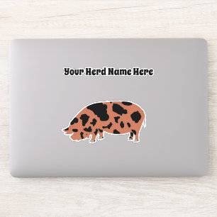 Sticker Cochon KuneKune personnalisé